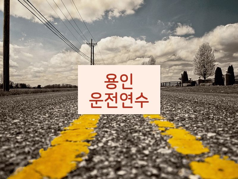 용인운전연수 후기