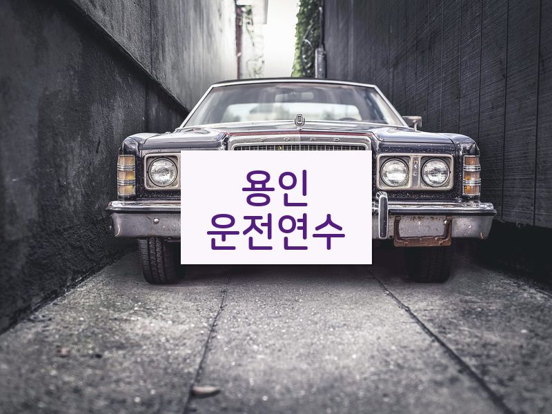 용인운전연수 후기