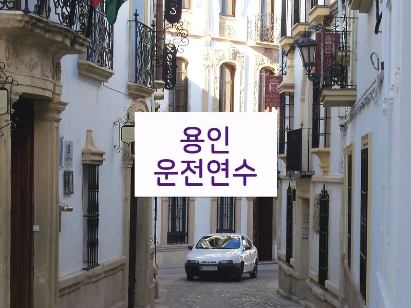 용인운전연수 후기