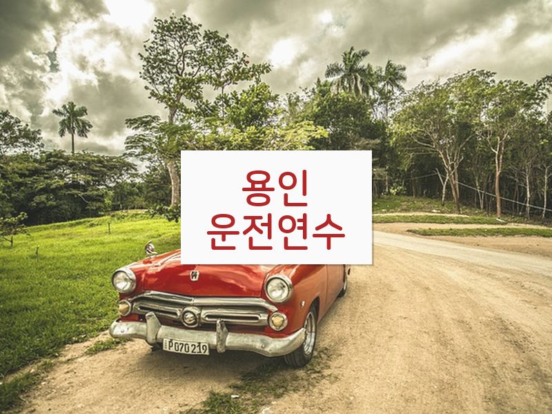 용인운전연수 후기