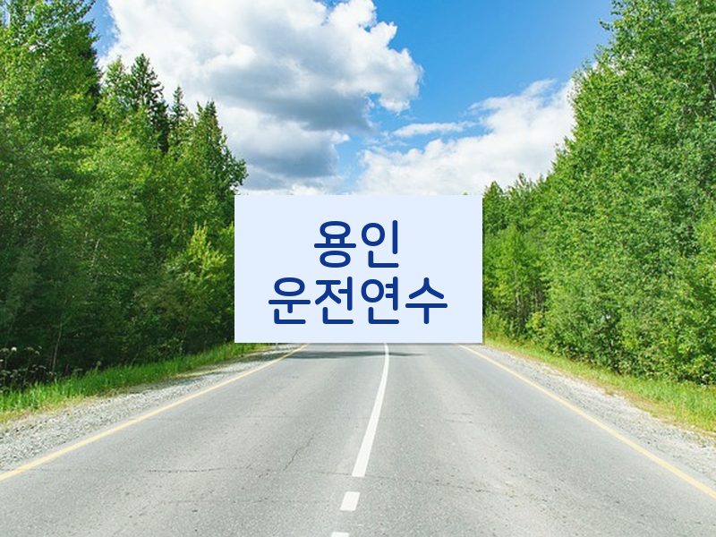 용인운전연수 후기