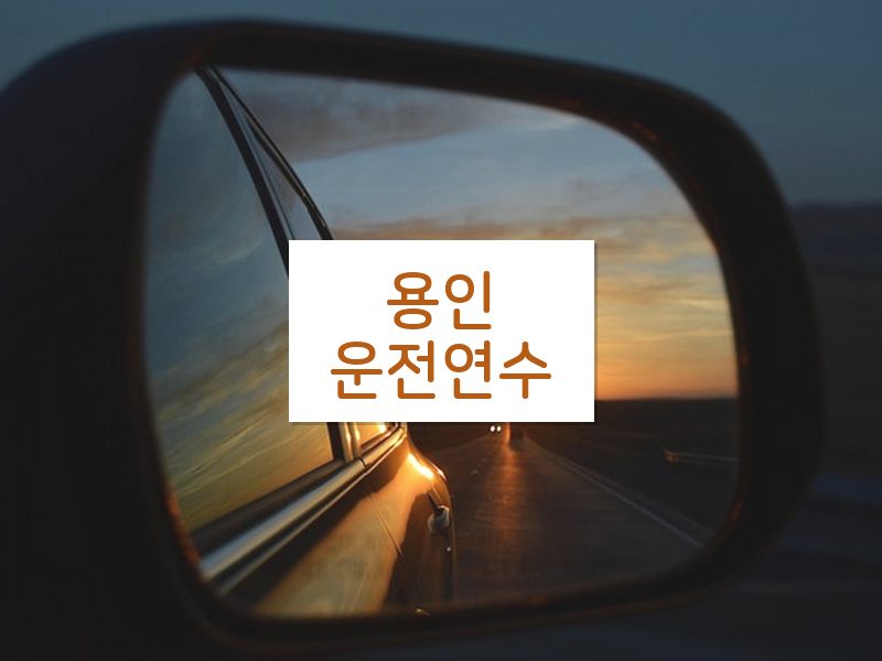 용인운전연수 후기