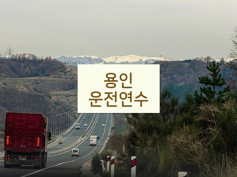용인운전연수 후기