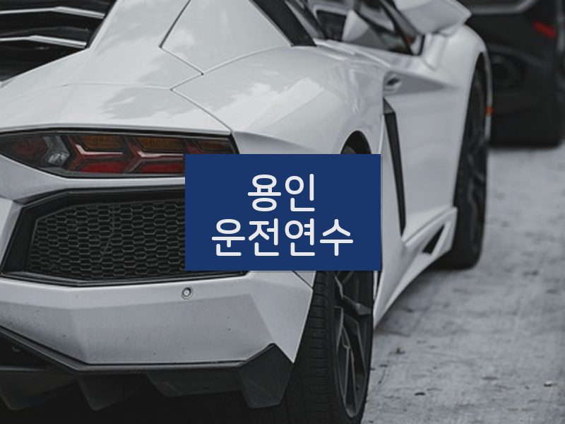 용인운전연수 후기