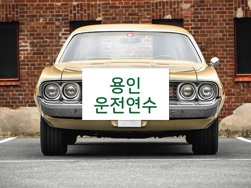 용인운전연수 후기