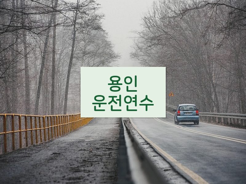 용인운전연수 후기