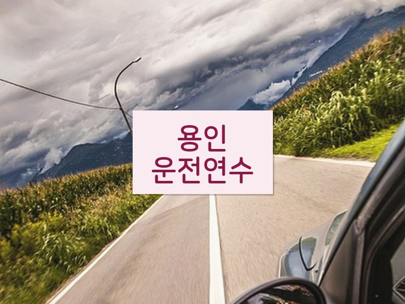 용인운전연수 후기