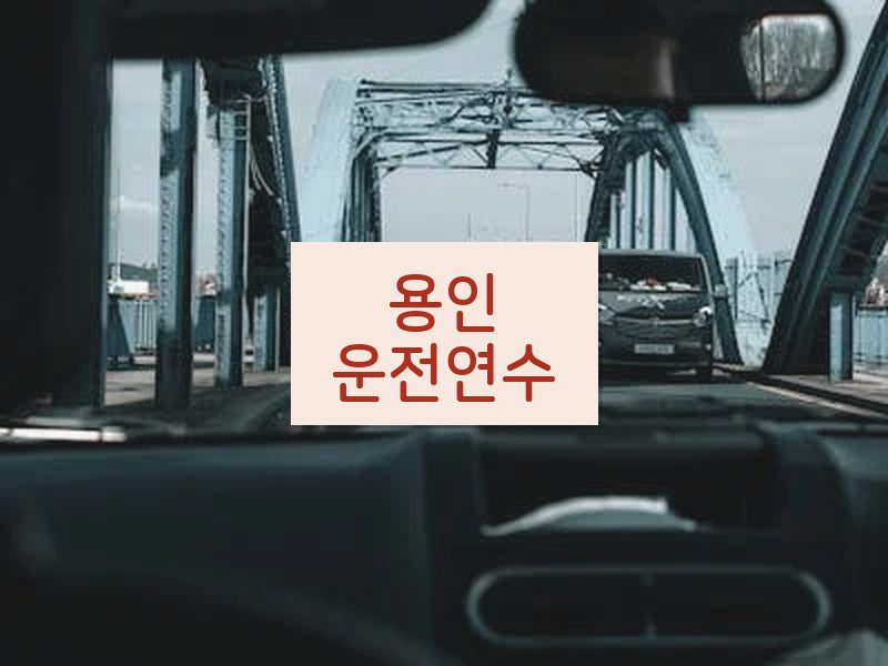 용인운전연수 후기