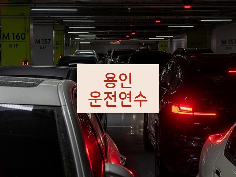 용인운전연수 후기