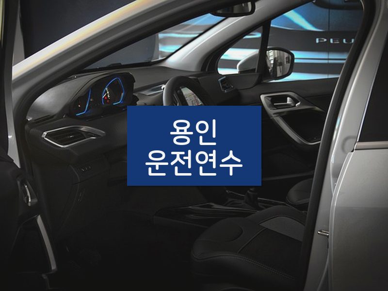 용인운전연수 후기