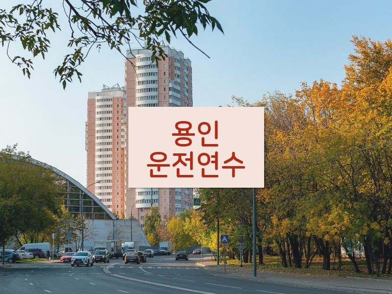 용인운전연수 후기