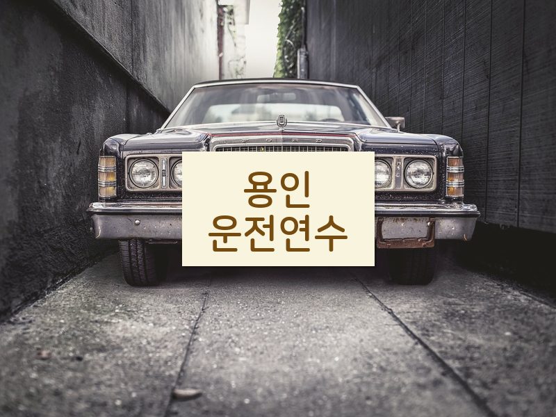 용인운전연수 후기