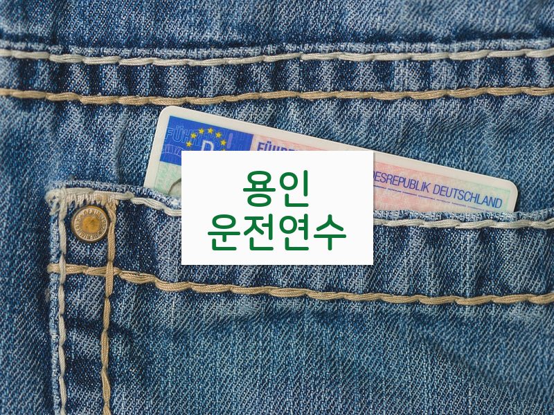 용인운전연수 후기