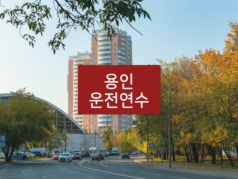 용인운전연수 후기