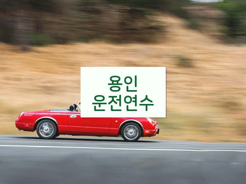 용인운전연수 후기