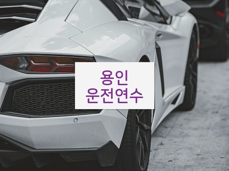 용인운전연수 후기