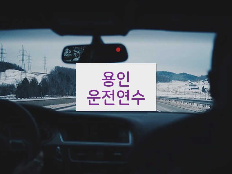 용인운전연수 후기
