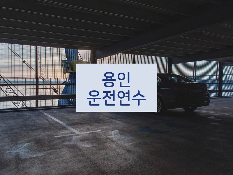 용인운전연수 후기