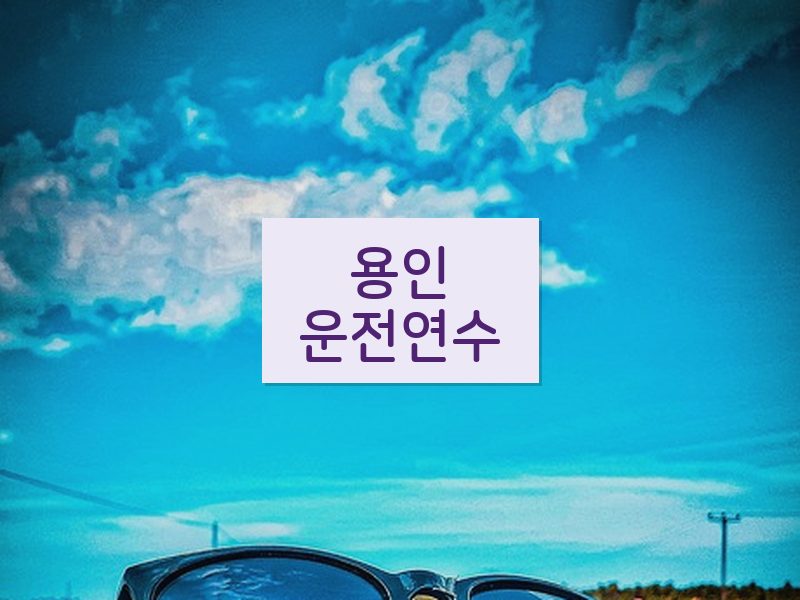 용인운전연수 후기