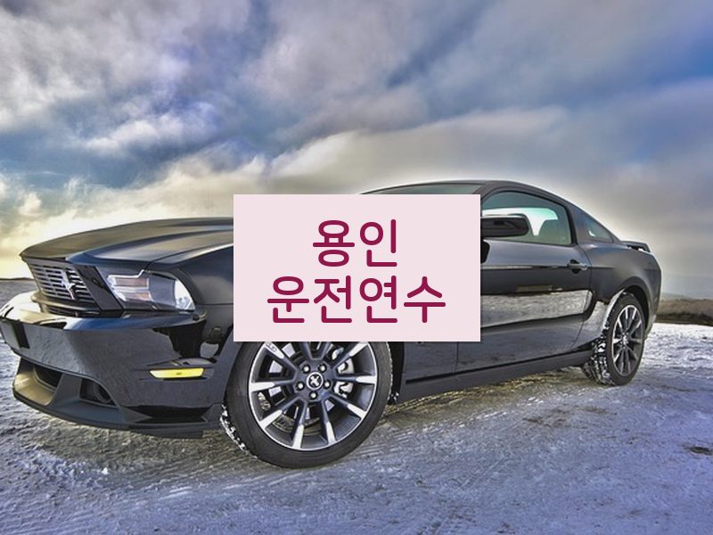 용인운전연수 후기