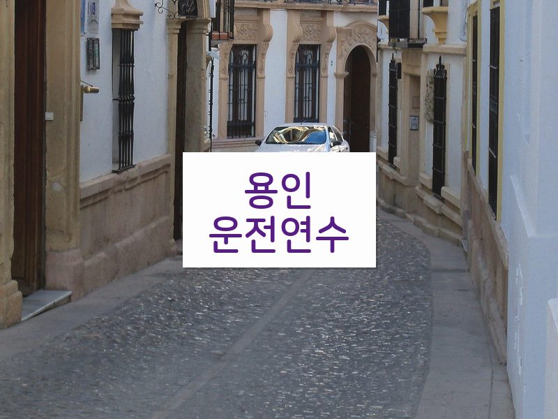 용인운전연수 후기
