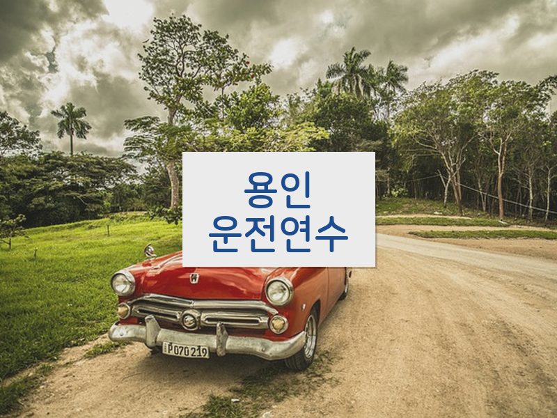 용인운전연수 후기